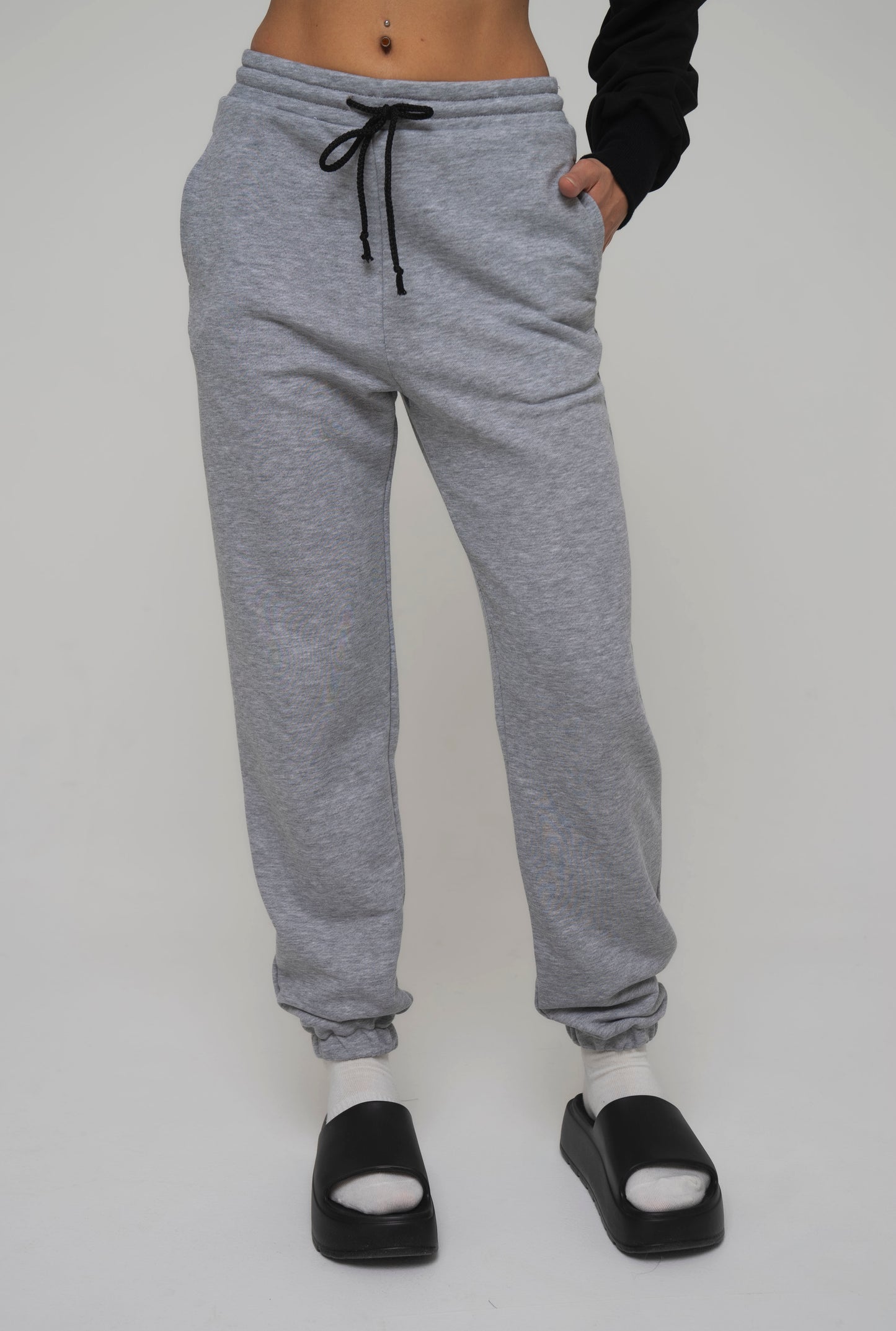 ANIMA wide casual pants (grey)