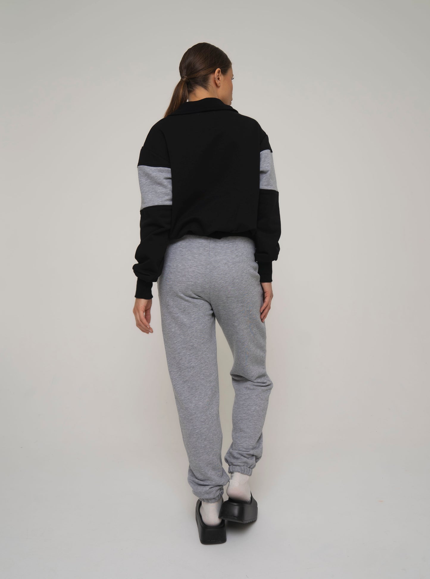 ANIMA wide casual pants (grey)